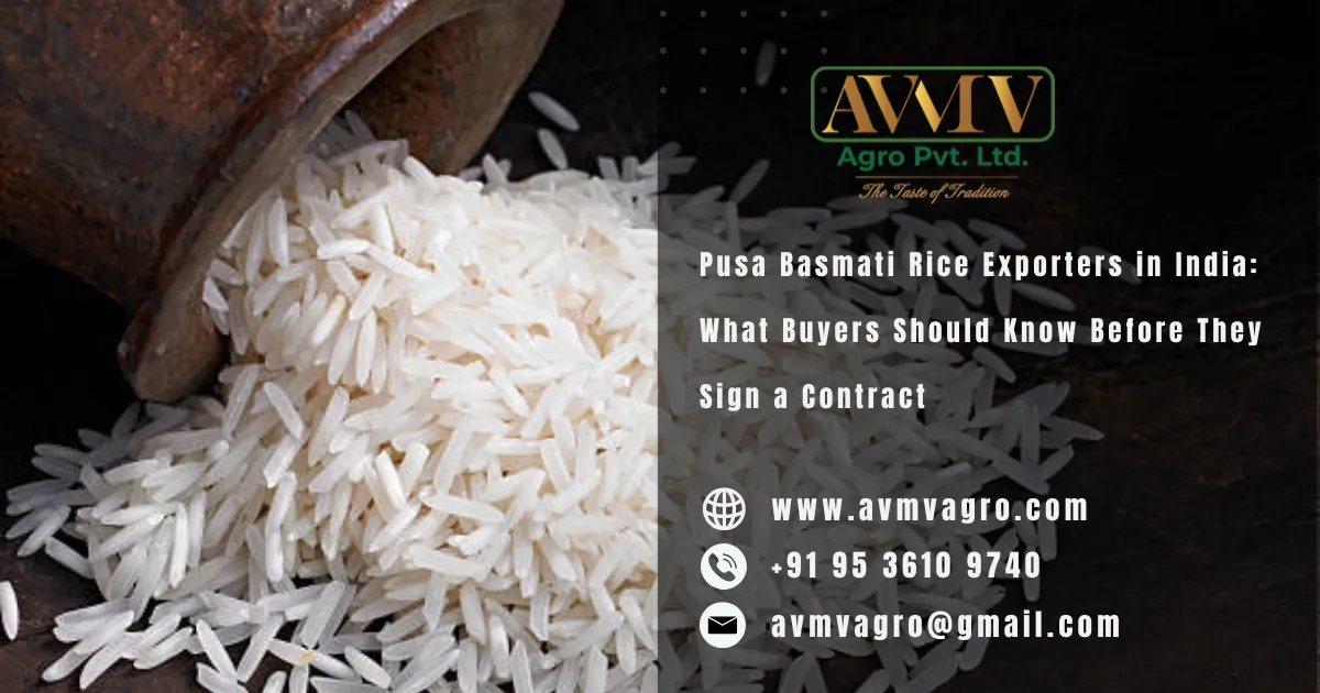 Pusa Basmati Rice Exporters in India: What Buyers Should Know Before They Sign a Contract