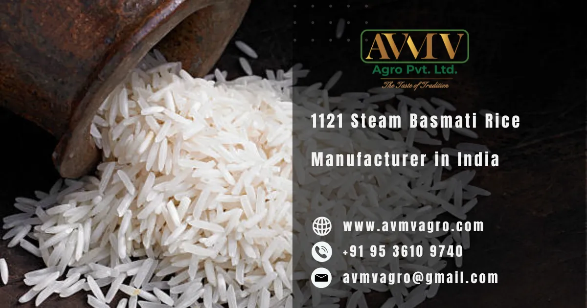 1121 Steam Basmati Rice Manufacturer in India